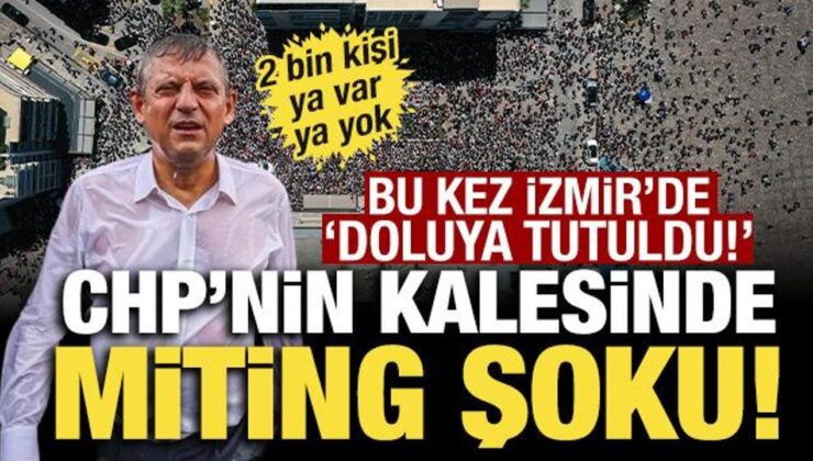 Özgür Özel hüsrana uğradı: CHP’nin ‘kalesinde’ istediğini alamadı, meydan boş kaldı