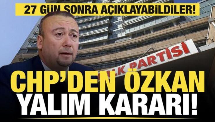 Özkan Yalım CHP’den ihraç edildi