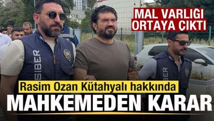 Rasim Ozan Kütahyalı hakkında mahkemeden karar! Mal varlığı ortaya çıktı