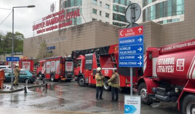 Sarıyer’de hastanede yangın