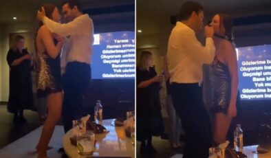 Serenay Sarıkaya ve Mert Demir aşk dolu danslarıyla romantizmin dibine vurdu