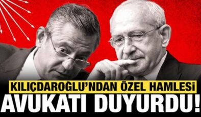 Son dakika: Kemal Kılıçdaroğlu’ndan Özel hamlesi: Avukatı duyurdu!