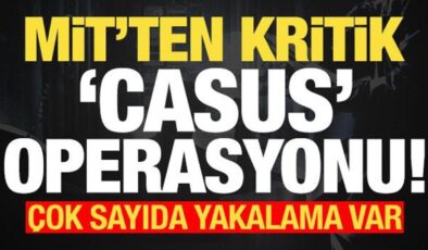 Son dakika: MİT’ten son dakika casus operasyonu! Çok sayıda yakalama…