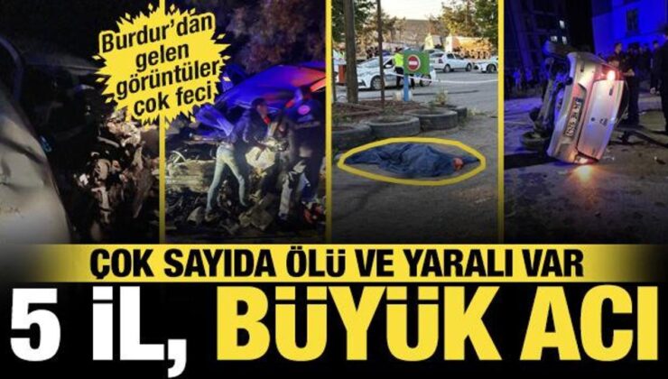 SON DAKİKA: Yollarda can pazarı: 5 ilde meydana gelen kazalarda 8 ölü