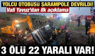 Son Dakika… Malatya’da yolcu otobüsü devrildi: Ölü ve yaralılar var!
