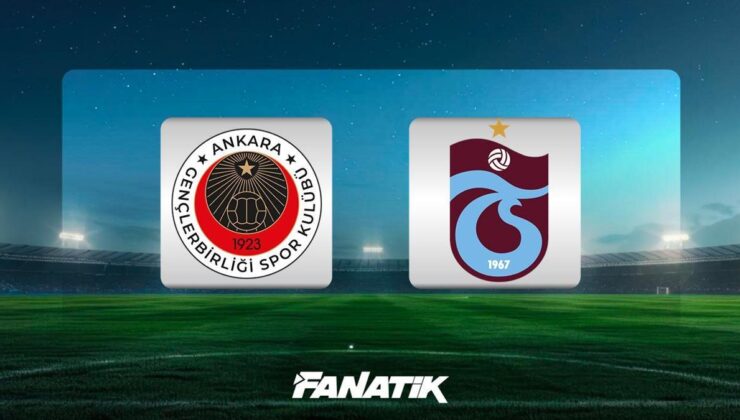 CANLI |  CANLI I Gençlerbirliği – Trabzonspor maçı Canlı Anlatım – GENÇLER – TRABZON maçı kadrosu, skoru ve istatistikleri