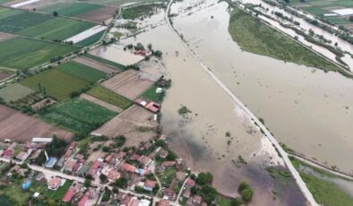 Tokat’taki taşkının bilançosu gün ağarınca görüntülendi