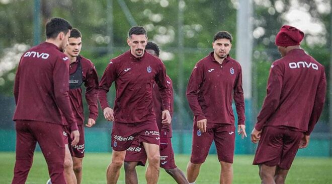 Trabzonspor final maçı hazırlıklarını sürdürdü