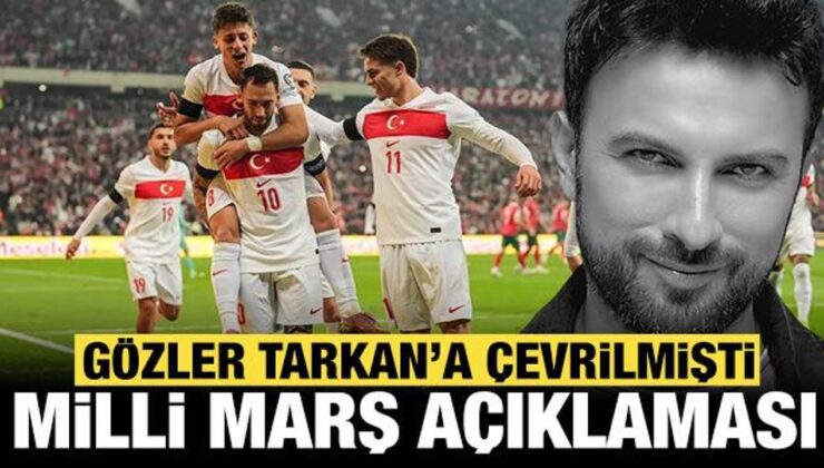 Tüm gözler ona çevrilmişti: Tarkan’dan Milli Takım marşı açıklaması!