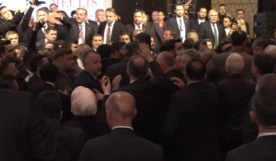 Türkiye Belediyeler Birliği seçiminde İmamoğlu’nun mektubu okunurken kavga çıktı