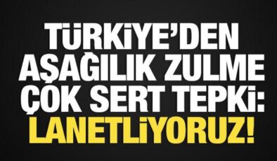 Türkiye’den İsrailli bakana sert tepki: Lanetliyoruz!
