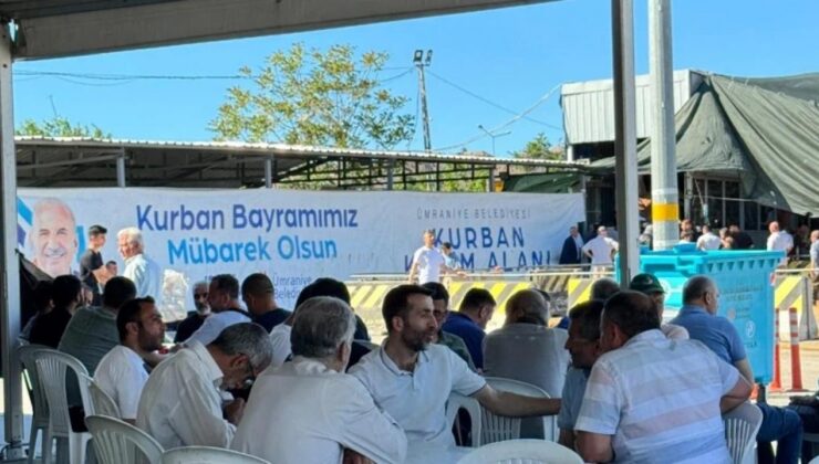 Ümraniye’de kurban kesimleri hijyenik şartlarda yapıldı