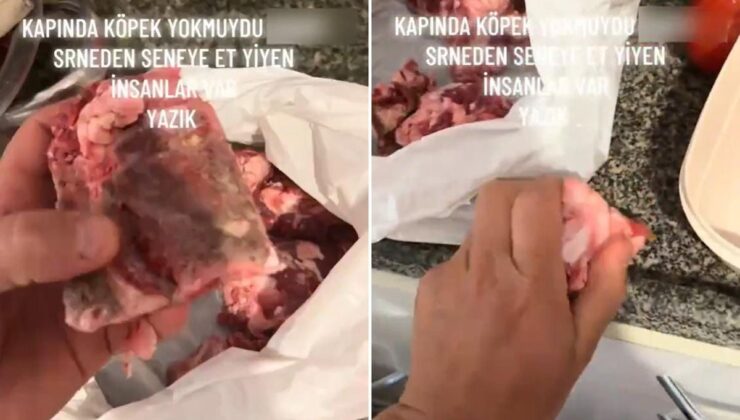 Verilen kurban payına isyan etti: Kapında köpek yok muydu?