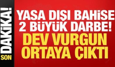 Yasa dışı bahise 2 büyük darbe! Bakan Gürlek duyurdu: 18,3 milyar TL’lik ağ deşifre oldu