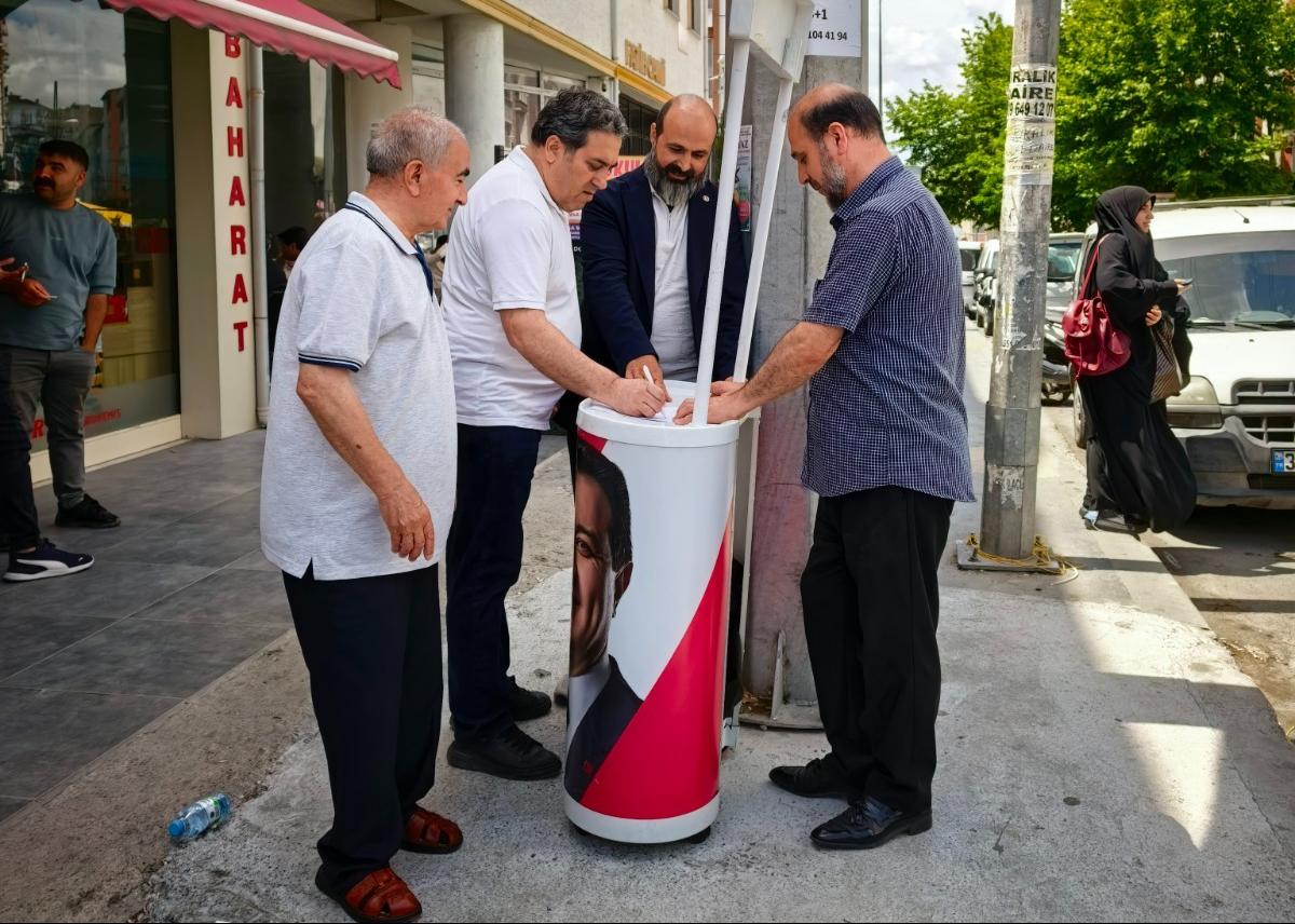 “Vatandaş Tepkili, Kemal Aygün Sahada: Baz İstasyonuna Karşı İmza Kampanyası”