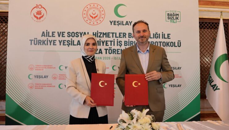 Aile ve Sosyal Hizmetler Bakanlığı ile Yeşilay arasında protokol