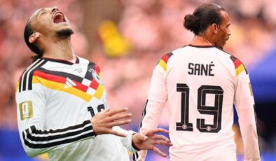 Almanya gövde gösterisi yaptı, Leroy Sane’nin kaçırdığı gol gündem oldu
