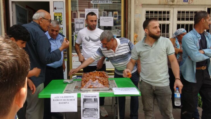 Aziz Yıldırım’ın başkanlığı tatlı dağıtılarak kutlandı