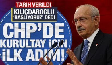 CHP’de kurultay süreci başlıyor: Kılıçdaroğlu tarih verdi!
