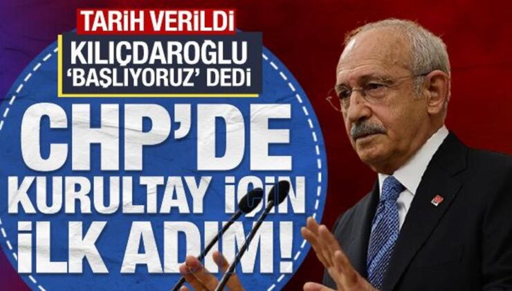 CHP’de kurultay süreci başlıyor: Kılıçdaroğlu tarih verdi!