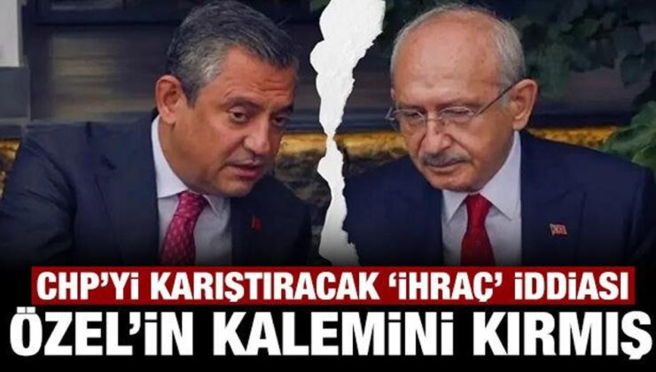 CHP’yi altüst edecek iddia: Kılıçdaroğlu Özgür Özel’in kalemini kırmış!