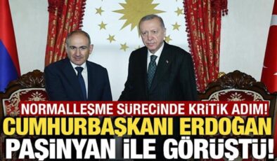 Cumhurbaşkanı Erdoğan Paşinyan ile görüştü