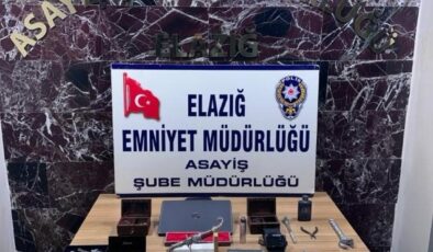 Elazığ’da 7 milyon liralık dev vurgun: 4 hırsız tutuklandı!