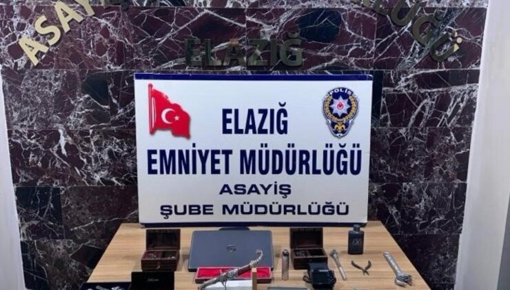 Elazığ’da 7 milyon liralık dev vurgun: 4 hırsız tutuklandı!