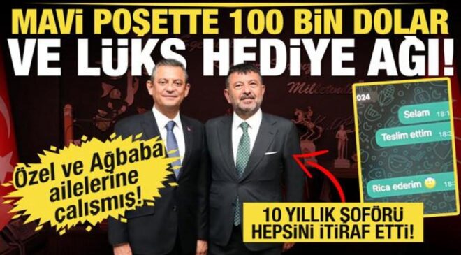 İBB kadrolu Ağbaba’nın şoföründen şok itiraflar: Kargo poşetinde dolar ve lüks hediye ağı