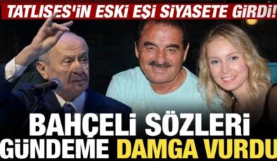 İbrahim Tatlıses’in eski eşi Ayşegül Yıldız siyasete girdi! Dikkat çeken Bahçeli sözleri
