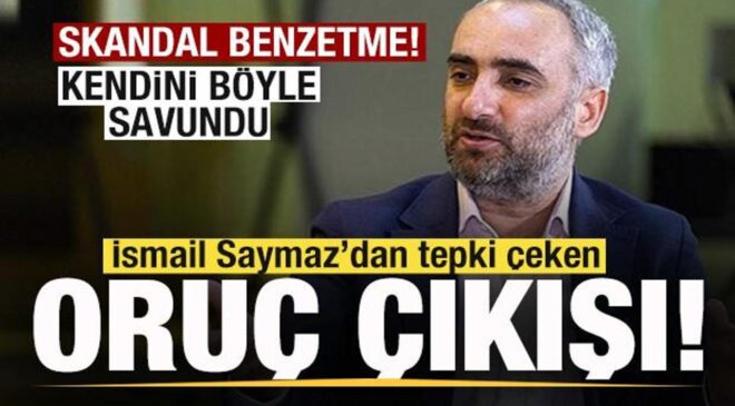 İsmail Saymaz’dan tepki çeken ‘Oruç’ çıkışı! Kendini böyle savundu