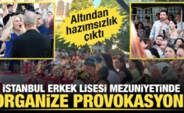 İstanbul Erkek Lisesi Mezuniyetinde organize provokasyon! Altından hazımsızlık çıktı