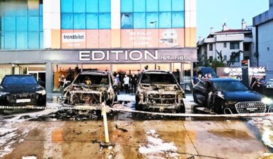Lüks araçlar küle döndü! Dudak uçuklatan zarar