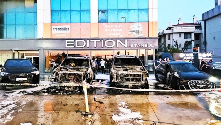Lüks araçlar küle döndü! Dudak uçuklatan zarar