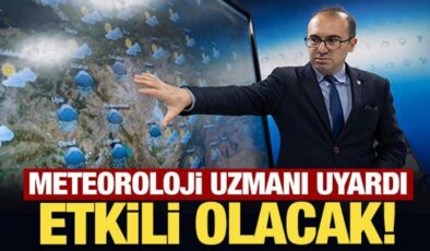 Meteoroloji uzmanı uyardı: Sağanak yağış geliyor