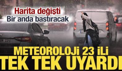 Meteoroloji yeni raporu yayınladı! 23 ilde sağanak etkili olacak