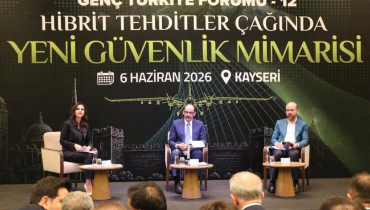 MİT Başkanı İbrahim Kalın 12’nci Genç Türkiye Forumu’na katıldı