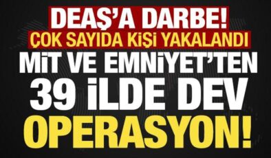 MİT ve Emniyet’ten DEAŞ’a darbe: 39 ilde 361 şüpheli yakalandı!