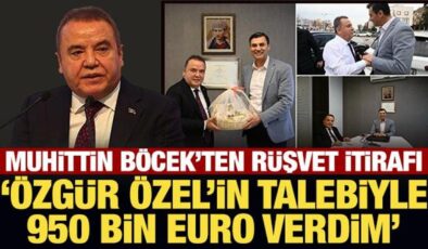 Muhittin Böcek’ten rüşvet itirafı: Özgür Özel’in talebiyle Zeyrek’e 950 bin euro verdim