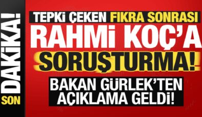 Rahmi Koç’un tepki çeken sözlerine soruşturma! Bakan Gürlek duyurdu