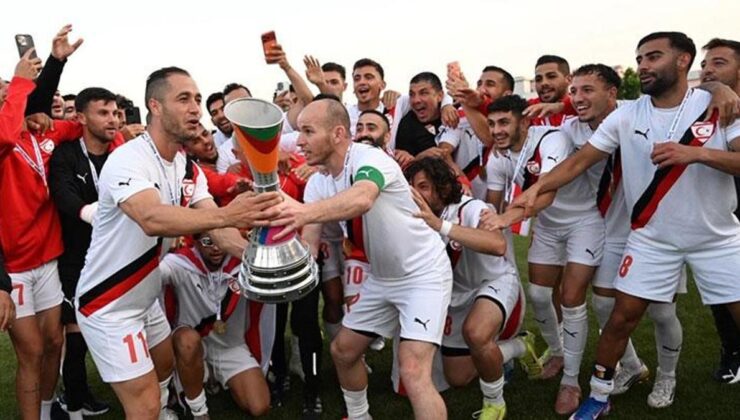 Şampiyon KKTC! Yavru vatan futbolda tarih yazdı