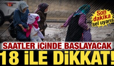 Sel ve heyelan riski kapıda! Kuvvetli yağış geliyor: Meteoroloji 18 ili özellikle uyardı