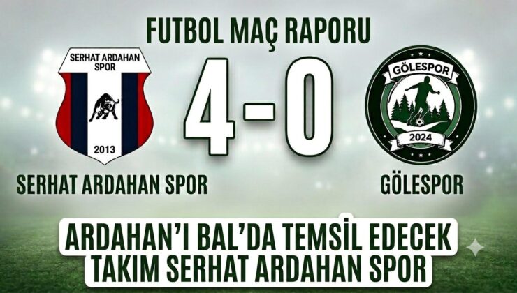 Serhat Ardahan Spor BAL’daki Yerini Korudu: Gölespor’u 4-0 Mağlup Etti