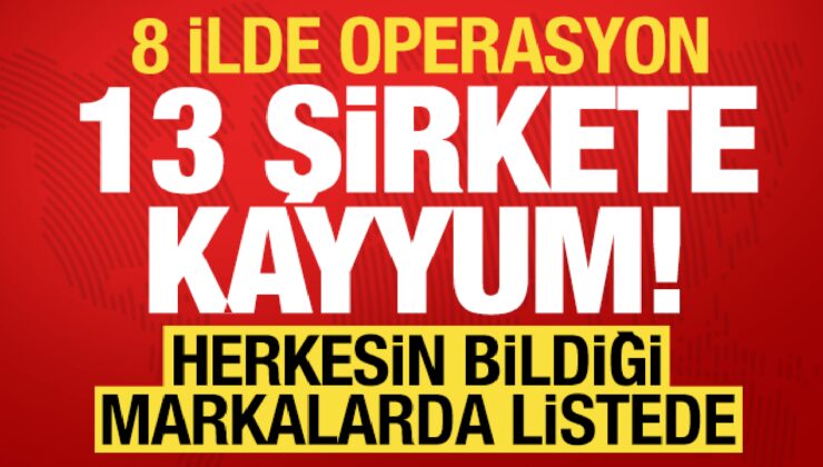 Son dakika… Dev operasyon: 13 şirkete kayyum atandı! İşte herkesin bildiği o şirketler..