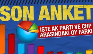 Son seçim anketi yayımlandı: AK Parti ve CHP’nin oy oranı ortaya çıktı