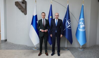 TBMM Başkanı Kurtulmuş, Cumhurbaşkanı Stubb tarafından kabul edildi