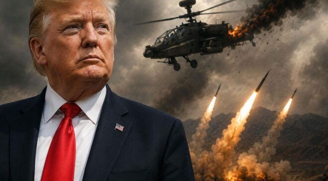 Trump: Bir helikopterimizi düşürdüler ve şimdi buna karşılık veriyoruz