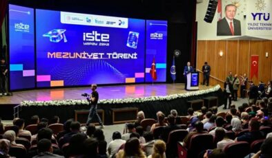 YTÜ’de “İş’te Yapay Zeka” mezuniyet töreni düzenlendi! Bakan Kacır önemli mesajlar verdi