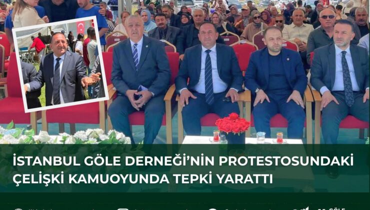 İSTANBUL GÖLE DERNEĞİ’NİN PROTESTOSUNDAKİ ÇELİŞKİ KAMUOYUNDA TARTIŞMA YARATTI